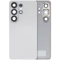 Back Cover Glass With Camera Lens For Samsung Galaxy S26 Ultra (Aftermarket Plus) (White)
