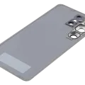 Back Cover Glass With Camera Lens For Samsung Galaxy S26 Ultra (Aftermarket Plus) (White)