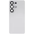 Back Cover Glass With Camera Lens For Samsung Galaxy S26 Ultra (Aftermarket Plus) (White)