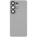Back Cover Glass With Camera Lens For Samsung Galaxy S26 Ultra (Aftermarket Plus) (Silver Shadow)