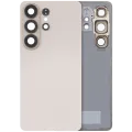 Back Cover Glass With Camera Lens For Samsung Galaxy S26 Ultra (Aftermarket Plus) (Pink Gold)