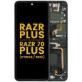 OLED Assembly With Frame For Motorola Razr Plus / Razr 70 Plus (XT2659 / 2026) (Refurbished) (Mountain View)