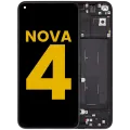 LCD Assembly With Frame For Huawei Nova 4 (2018) (Refurbished) (Black)