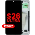 OLED Assembly With Frame For Samsung Galaxy S26 Ultra 5G (US & International Version) (Aftermarket Plus) (120Hz) (White)