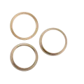 Back Camera Bezel Ring Only For iPhone 13 Pro / 13 Pro Max (3 Piece Set) (Gold) (10 Pack)