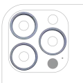 Back Camera Bezel Ring Only For iPhone 13 Pro / 13 Pro Max (3 Piece Set) (Sierra Blue) (10 Pack)