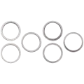 Back Camera Bezel Ring Only For iPhone 13 Pro / 13 Pro Max (3 Piece Set) (Silver) (10 Pack)