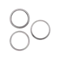 Back Camera Bezel Ring Only For iPhone 13 Pro / 13 Pro Max (3 Piece Set) (Silver) (10 Pack)
