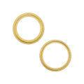 Back Camera Bezel Ring Only For iPhone 14 / 14 Plus (2 Piece Set) (Yellow)
