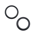 Back Camera Bezel Ring Only For iPhone 14 / 14 Plus (2 Piece Set) (Midnight) (10 Pack)
