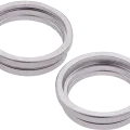 Back Camera Bezel Ring Only For iPhone 14 / 14 Plus (2 Piece Set) (Purple) (10 Pack)