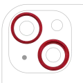 Back Camera Bezel Ring Only For iPhone 14 / 14 Plus (2 Piece Set) (Red) (10 Pack)