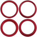 Back Camera Bezel Ring Only For iPhone 14 / 14 Plus (2 Piece Set) (Red) (10 Pack)