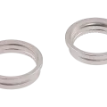 Back Camera Bezel Ring Only For iPhone 14 / 14 Plus (2 Piece Set) (Starlight) (10 Pack)