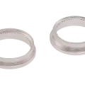 Back Camera Bezel Ring Only For iPhone 14 / 14 Plus (2 Piece Set) (Starlight) (10 Pack)
