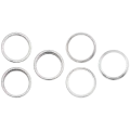 Back Camera Bezel Ring Only For iPhone 14 Pro / 14 Pro Max (3 Piece Set) (Silver) (10 Pack)