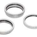 Back Camera Bezel Ring Only For iPhone 14 Pro / 14 Pro Max (3 Piece Set) (Silver) (10 Pack)