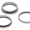 Back Camera Bezel Ring Only For iPhone 14 Pro / 14 Pro Max (3 Piece Set) (Silver) (10 Pack)