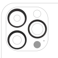 Back Camera Bezel Ring Only For iPhone 14 Pro / 14 Pro Max (3 Piece Set) (Space Black) (10 Pack)