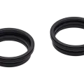 Back Camera Bezel Ring Only For iPhone 15 / 15 Plus (2 Piece Set) (Black) (10 Pack)