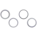 Back Camera Bezel Ring Only For iPhone 15 / 15 Plus (2 Piece Set) (Blue) (10 Pack)