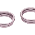 Back Camera Bezel Ring Only For iPhone 15 / 15 Plus (2 Piece Set) (Pink) (10 Pack)