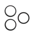 Back Camera Bezel Ring Only For iPhone 15 Pro (3 Piece Set) (Black Titanium) (10 Pack)