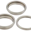 Back Camera Bezel Ring Only For iPhone 15 Pro (3 Piece Set) (Natural Titanium) (10 Pack)