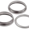 Back Camera Bezel Ring Only For iPhone 15 Pro (3 Piece Set) (White Titanium) (10 Pack)