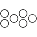 Back Camera Bezel Ring Only For iPhone 15 Pro Max (3 Piece Set) (Black Titanium) (10 Pack)