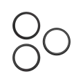 Back Camera Bezel Ring Only For iPhone 15 Pro Max (3 Piece Set) (Black Titanium) (10 Pack)