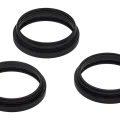 Back Camera Bezel Ring Only For iPhone 15 Pro Max (3 Piece Set) (Black Titanium) (10 Pack)