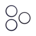 Back Camera Bezel Ring Only For iPhone 15 Pro Max (3 Piece Set) (Blue Titanium) (10 Pack)