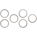 Back Camera Bezel Ring Only For iPhone 15 Pro Max (3 Piece Set) (Natural Titanium) (10 Pack)