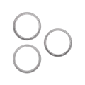 Back Camera Bezel Ring Only For iPhone 15 Pro Max (3 Piece Set) (White Titanium) (10 Pack)