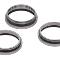 Back Camera Bezel Ring Only For iPhone 15 Pro Max (3 Piece Set) (White Titanium) (10 Pack)