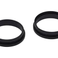 Back Camera Bezel Ring Only For iPhone 16 / 16 Plus (2 Piece Set) (Black) (10 Pack)