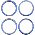 Back Camera Bezel Ring Only For iPhone 16 / 16 Plus (2 Piece Set) (Ultramarine) (10 Pack)