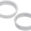 Back Camera Bezel Ring Only For iPhone 16 / 16 Plus (2 Piece Set) (White) (10 Pack)