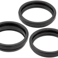 Back Camera Bezel Ring Only For iPhone 16 Pro / 16 Pro Max (3 Piece Set) (Black Titanium) (10 Pack)