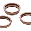 Back Camera Bezel Ring Only For iPhone 16 Pro / 16 Pro Max (3 Piece Set) (Desert Titanium) (10 Pack)