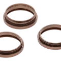 Back Camera Bezel Ring Only For iPhone 16 Pro / 16 Pro Max (3 Piece Set) (Desert Titanium) (10 Pack)