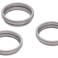 Back Camera Bezel Ring Only For iPhone 16 Pro / 16 Pro Max (3 Piece Set) (White Titanium) (10 Pack)