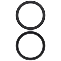 Back Camera Bezel Ring Only For iPhone 16e / 17e (Black) (10 Pack)