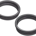 Back Camera Bezel Ring Only For iPhone 17 (2 Piece Set) (Black) (10 Pack)
