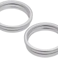 Back Camera Bezel Ring Only For iPhone 17 (2 Piece Set) (White) (10 Pack)