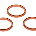 Back Camera Bezel Ring Only For iPhone 17 Pro / 17 Pro Max (3 Piece Set) (Cosmic Orange) (10 Pack)