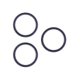 Back Camera Bezel Ring Only For iPhone 17 Pro / 17 Pro Max (3 Piece Set) (Deep Blue) (10 Pack)