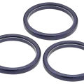 Back Camera Bezel Ring Only For iPhone 17 Pro / 17 Pro Max (3 Piece Set) (Deep Blue) (10 Pack)