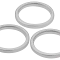 Back Camera Bezel Ring Only For iPhone 17 Pro / 17 Pro Max (3 Piece Set) (Silver) (10 Pack)